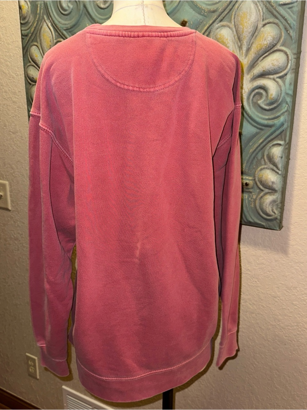 Comfort Colors Greek Week Sweatshirt M Pink Sorority Fraternity Collegiate Crew - Picture 4 of 9